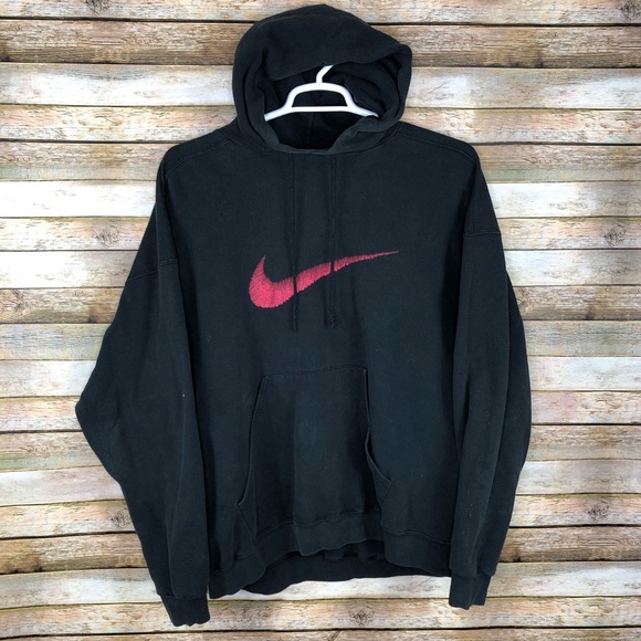 nike big swoosh hoodie